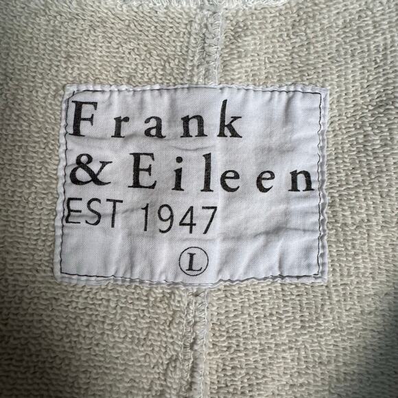 Frank & Eileen Sweatpants Catherine 24" Favorite Gray Cropped Raw Hem Size L - Picture 7 of 9